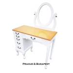 [布拉格歐風家具]限量愛麗絲化妝桌(書桌 胡桃色/白色/雙色 非IKEA 、HOLA)15周年慶特價
